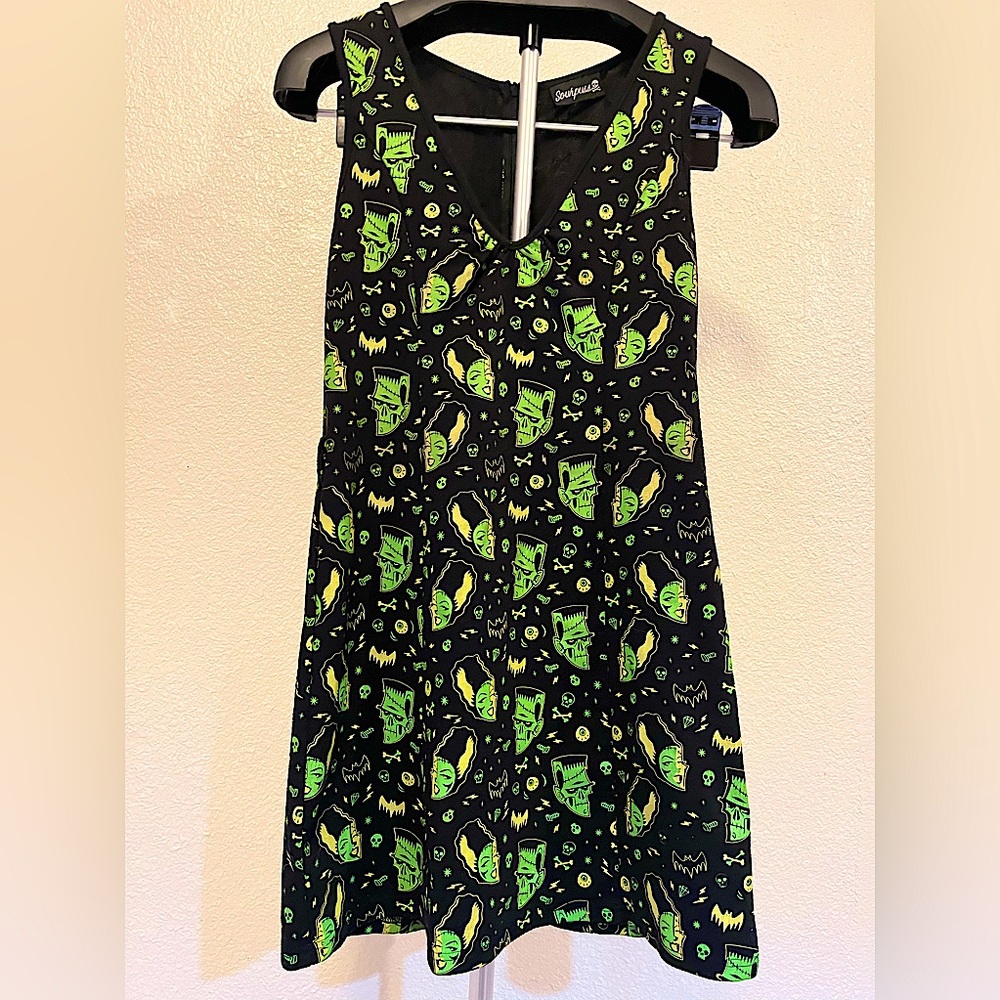 Sourpuss Beatnik Frankenstein’s Monster and Bride dress